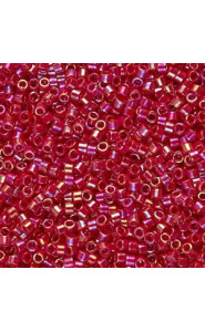 Miyuki delica Beads 11/0 - Opaque red ab DB-162